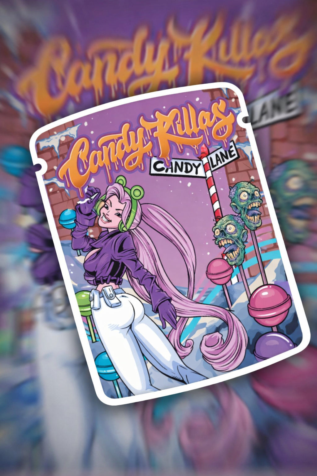 Custom Printed 3.5g Baggies – Design C