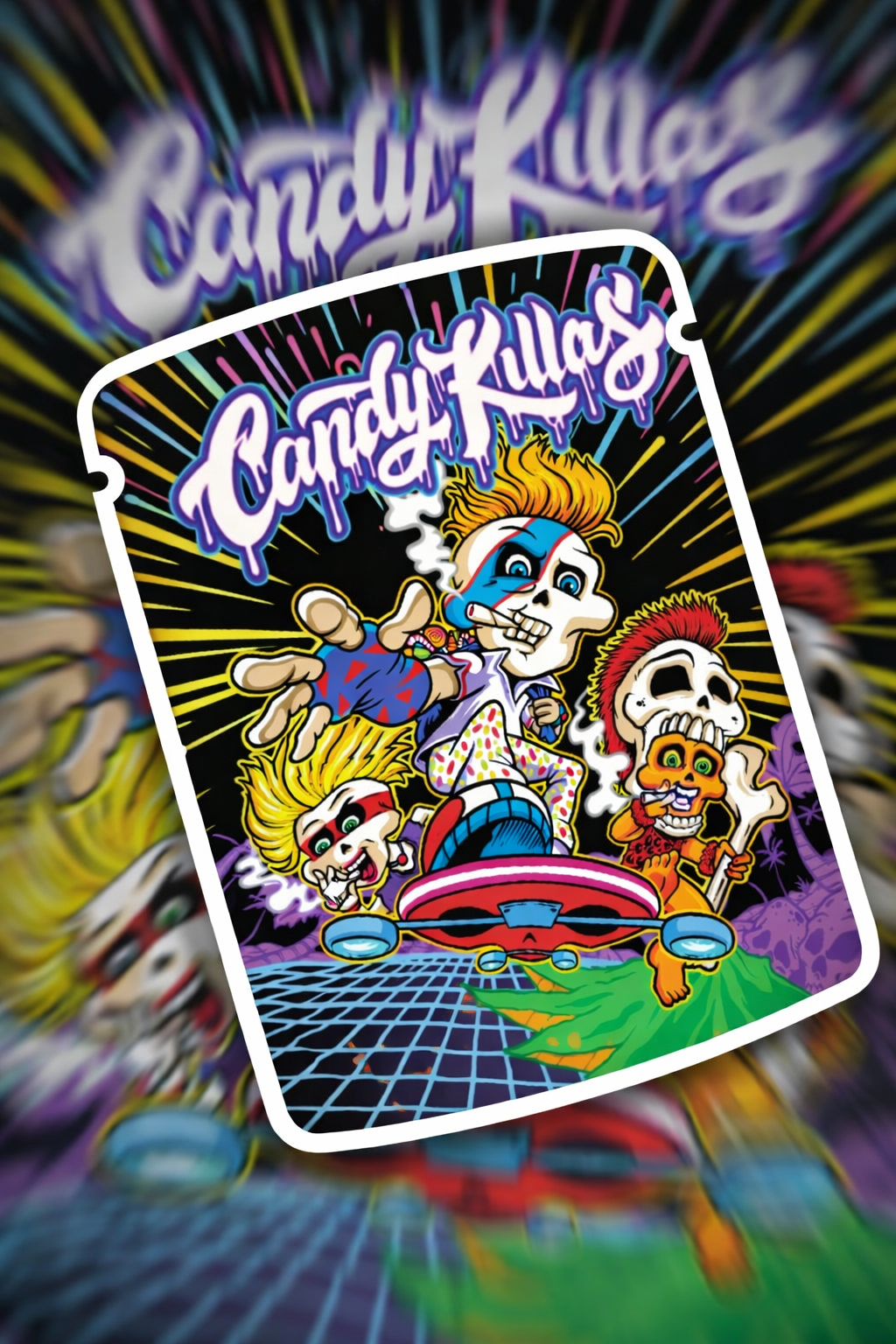 Custom Printed 3.5g Baggies – Design D
