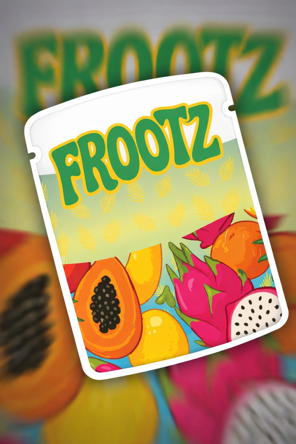 Custom Printed 3.5g Baggies – Design H